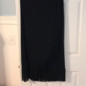 Chico’s travelers fun fringe skirt 2 (L/12)